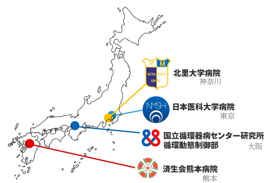 UNLOADERS参加施設 日本地図